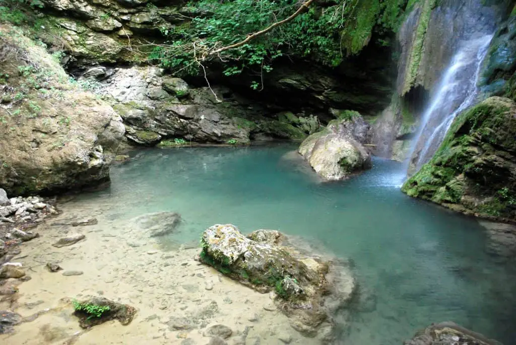 Waterfall at Mylopotamos Kythera