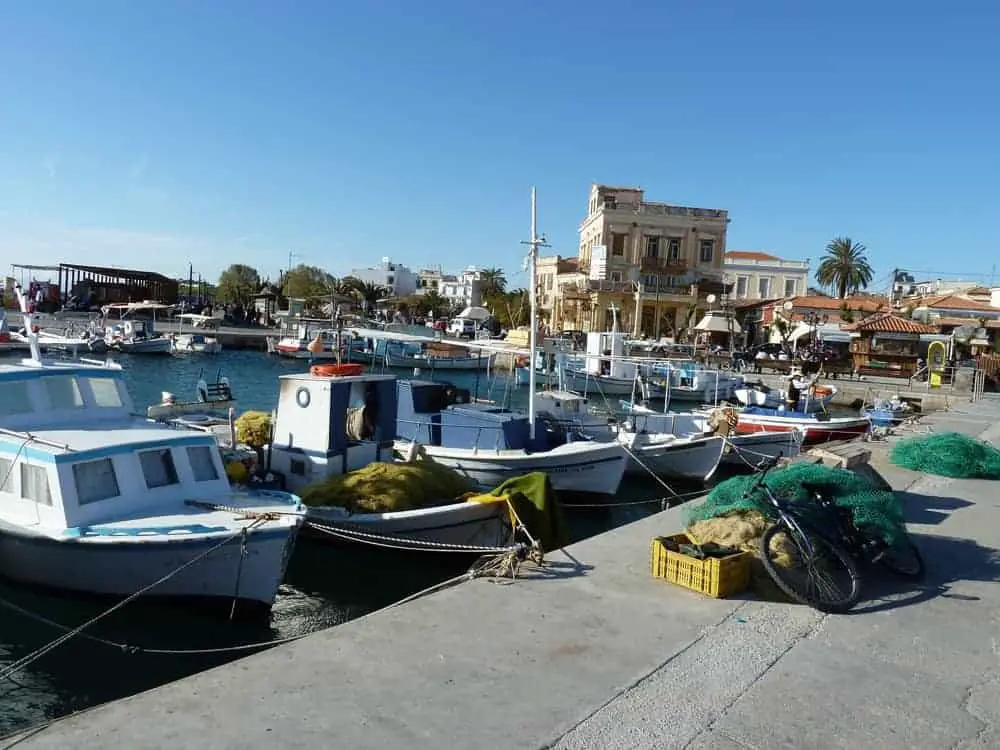 Cycling in Aegina island