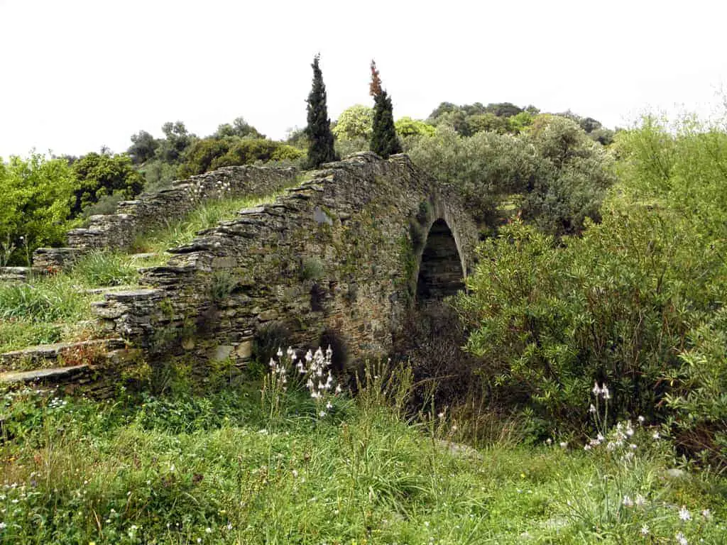 hiking andros greece