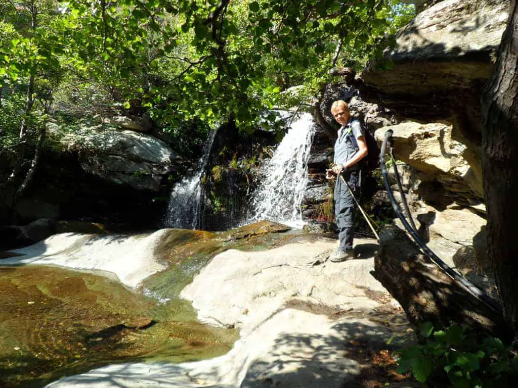 hiking andros greece