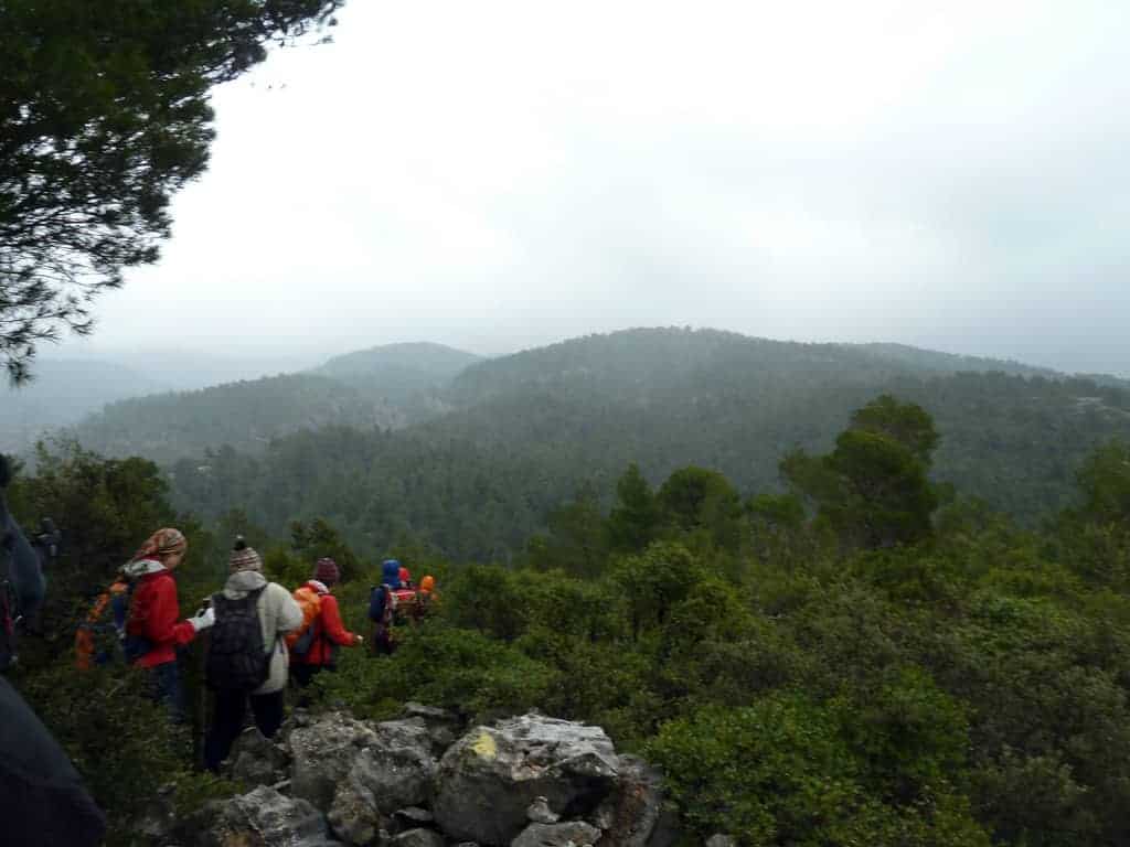 Hiking to the top of High Rock, Evoia