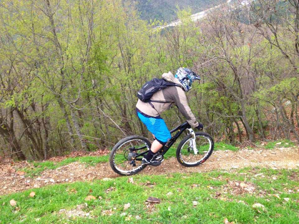 mountain bike in xanthi north greece