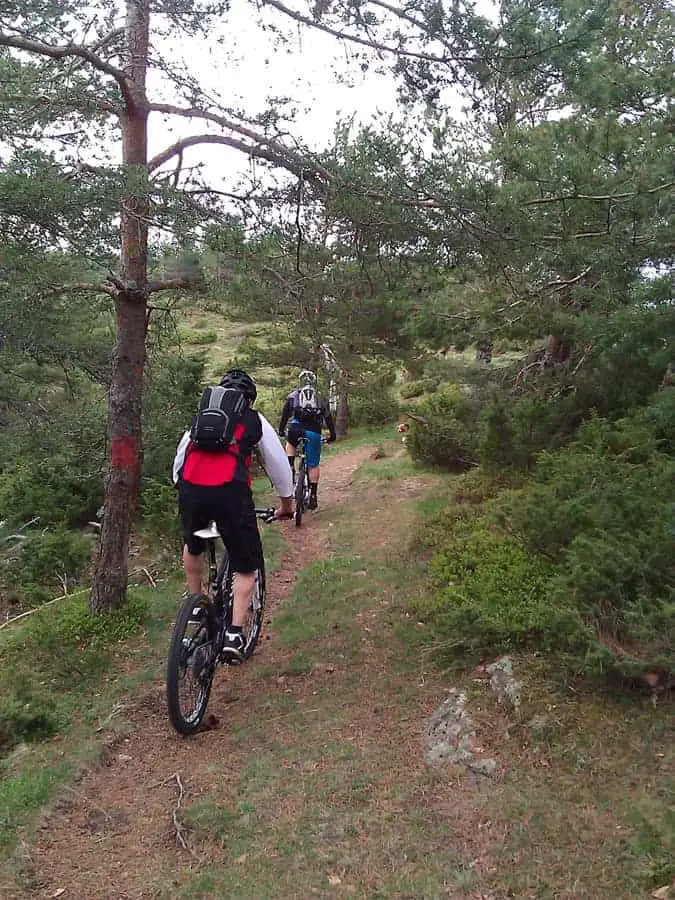 mountain bike in xanthi north greece