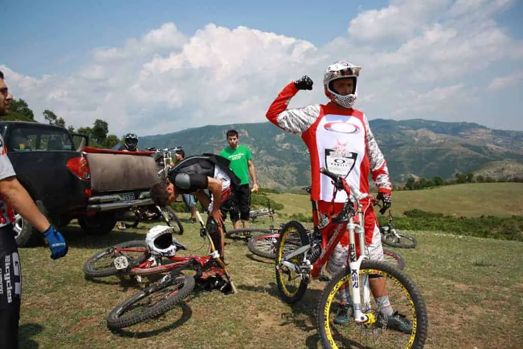 mountain bike in xanthi north greece