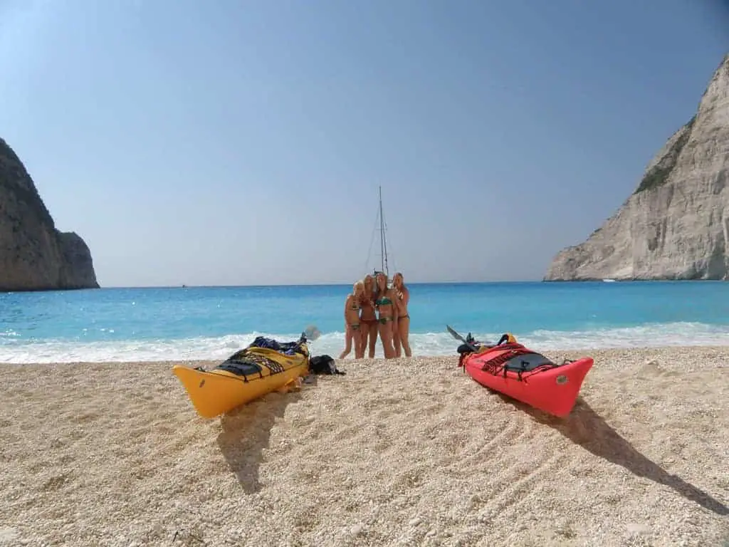 sea kayaking kefalonia