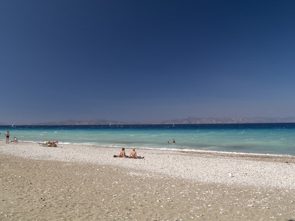 Trianda Beach, Rhodes Greece