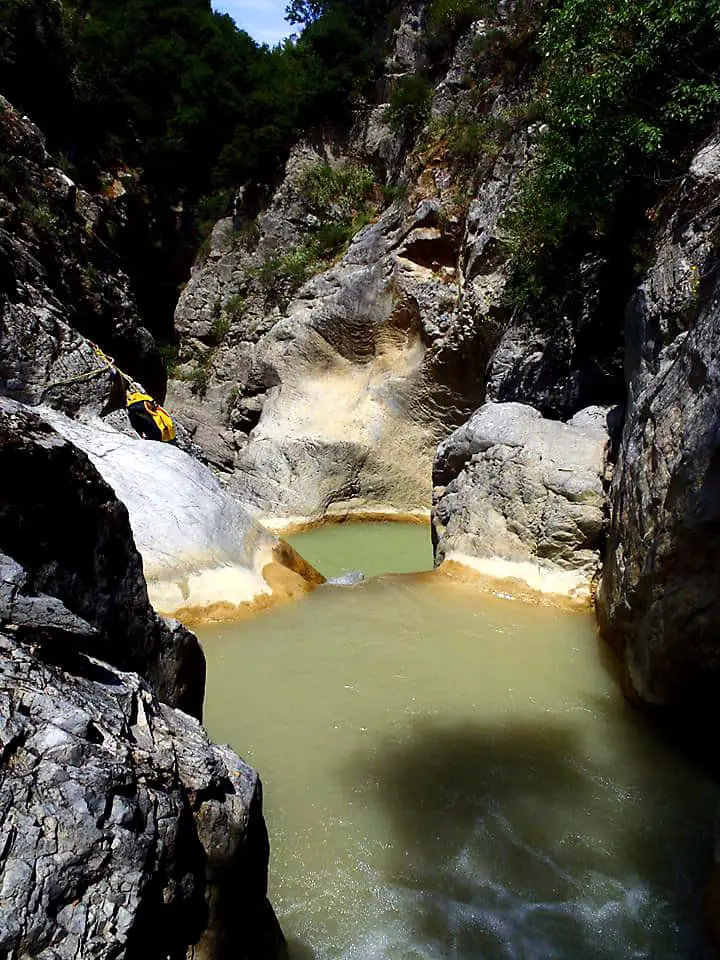 Greek Canyoning Tour at Mountains over Xylokastro