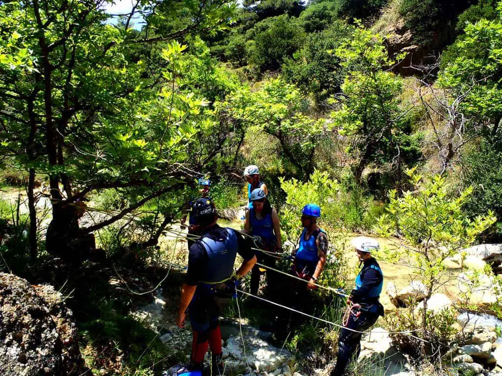 Greek Canyoning Tour at Mountains over Xylokastro