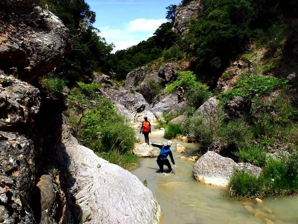 Greek Canyoning Tour at Mountains over Xylokastro