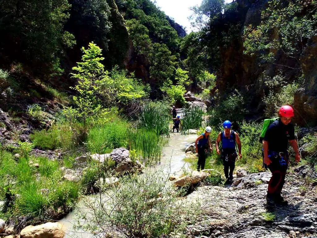 Greek Canyoning Tour at Mountains over Xylokastro