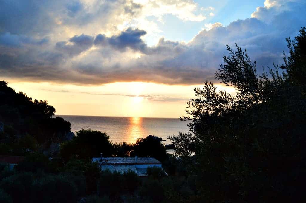 Pelion, Damouchari sun rising