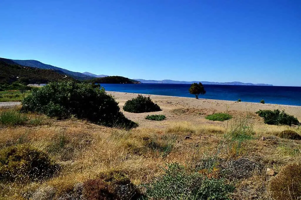 Beautiful village of Chios Greece Volissos