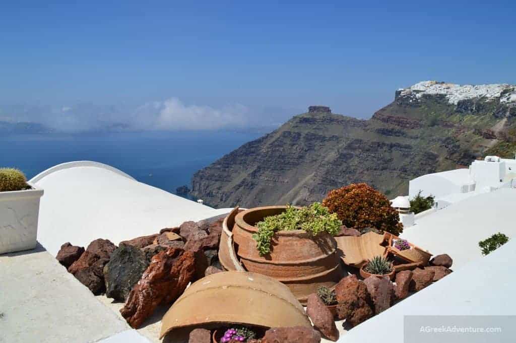 Whitewashed Santorini Fira Greece Beauty