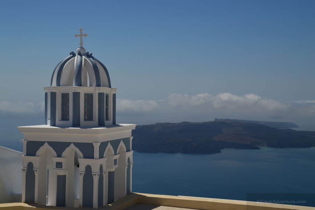 Whitewashed Santorini Fira Greece Beauty