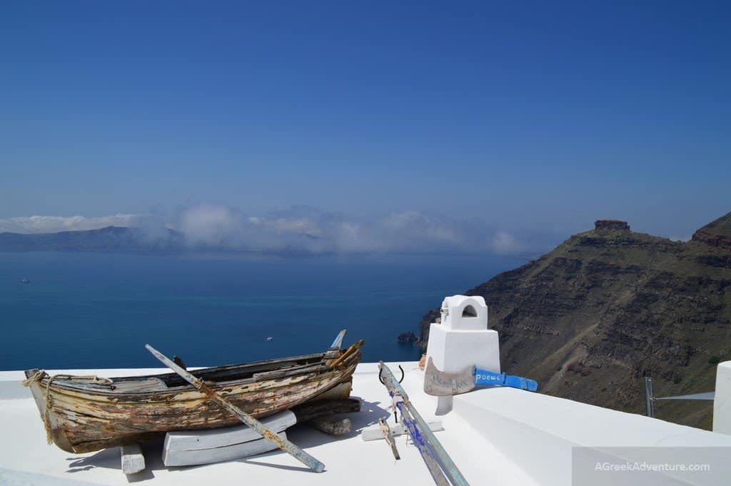 Santorini Greece - Fira or otherwise called as Thera