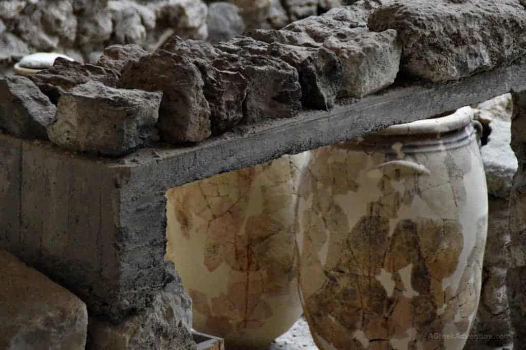 Akrotiri Archaeological Site in Santorini