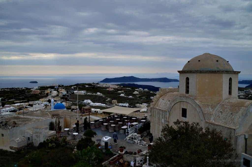Pyrgos Santorini Village Standing Proud with Panoramic Views