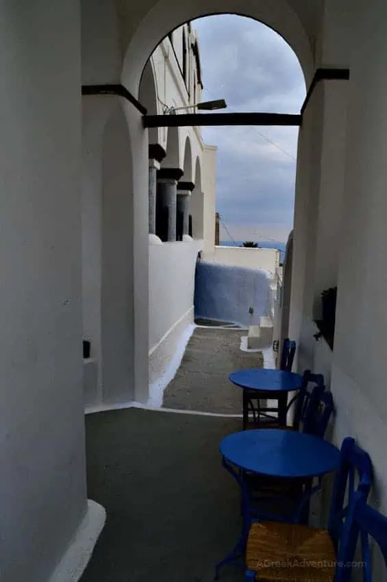 Santorini Pyrgos Village Standing Proud with Panoramic Views