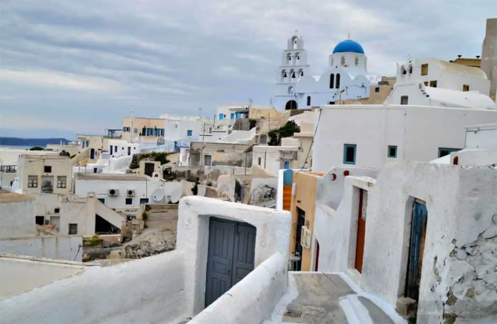 Pyrgos Santorini Village Standing Proud with Panoramic Views