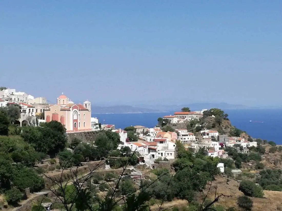 View from atop - aegean sea