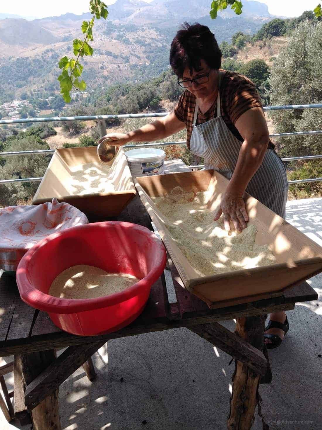 Holidays in Crete: Sightseeing, Eating, Baking Bread