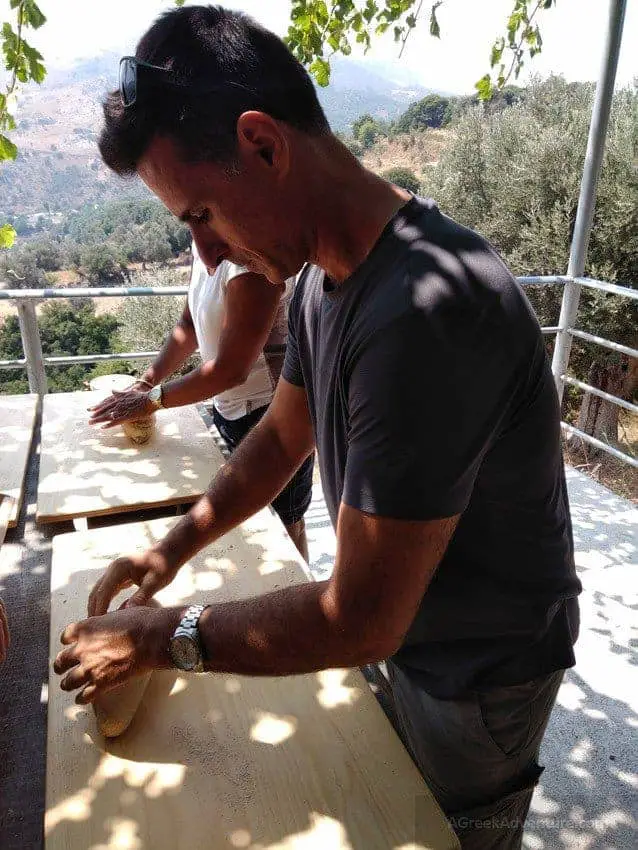 Holidays in Crete: Sightseeing, Eating, Baking Bread