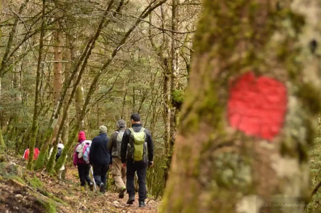 Reviewing Decathlon Trekking Gear While Climbing in Karpenisi