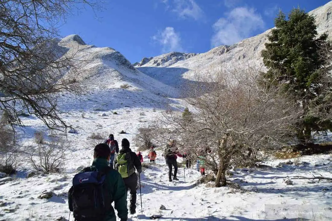 Reviewing Decathlon Trekking Gear While Climbing in Karpenisi