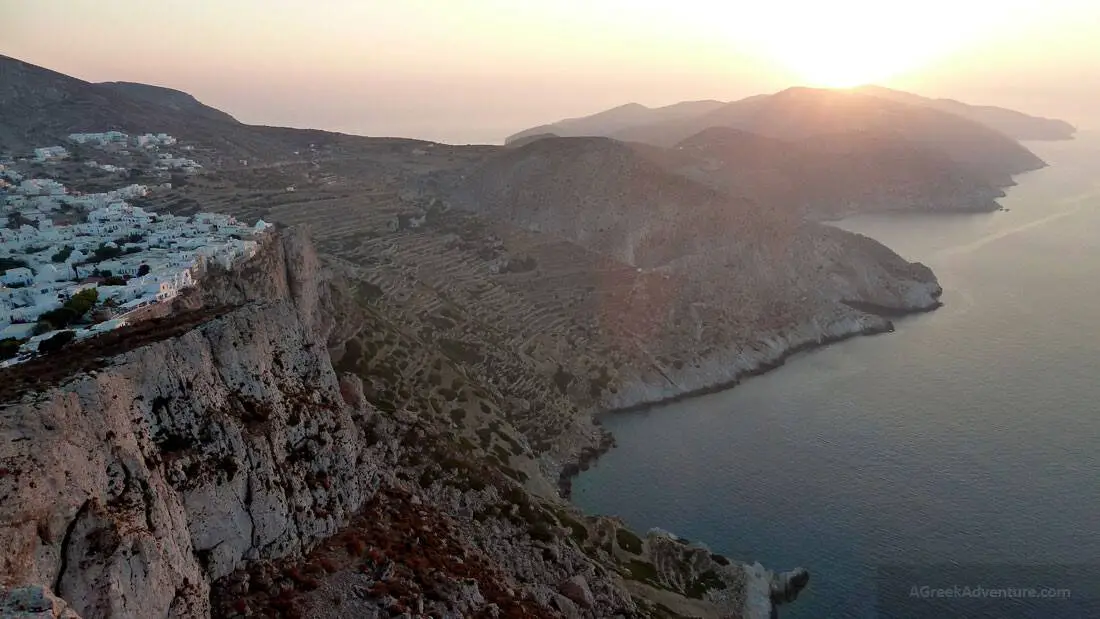 Folegandros Island in the Aegean Sea