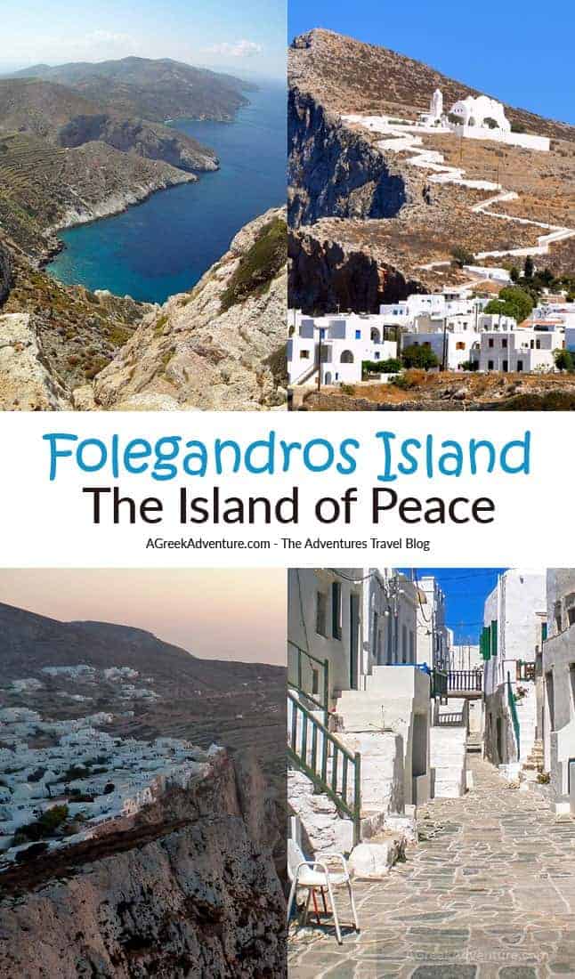 Folegandros Island in the Aegean Sea