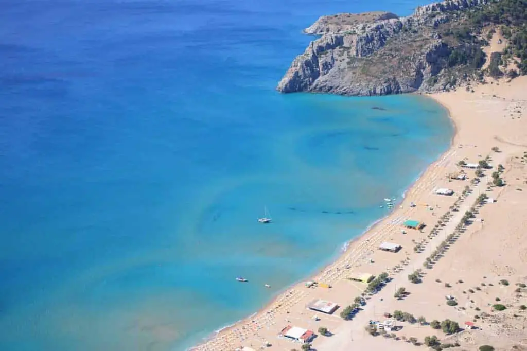 Tsambika Best Beaches on Rhodes Greece