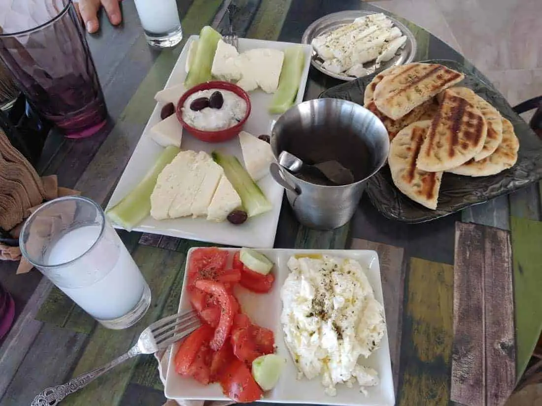 Local Naxos Food Away From Chora