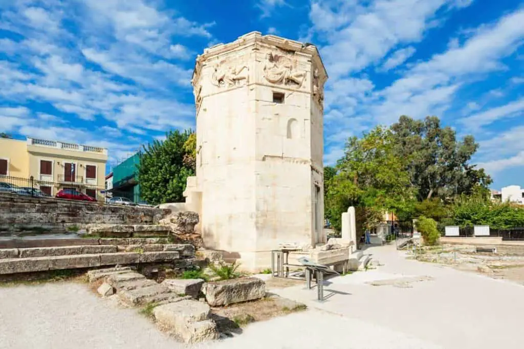 Tower of Winds in downtown Athens